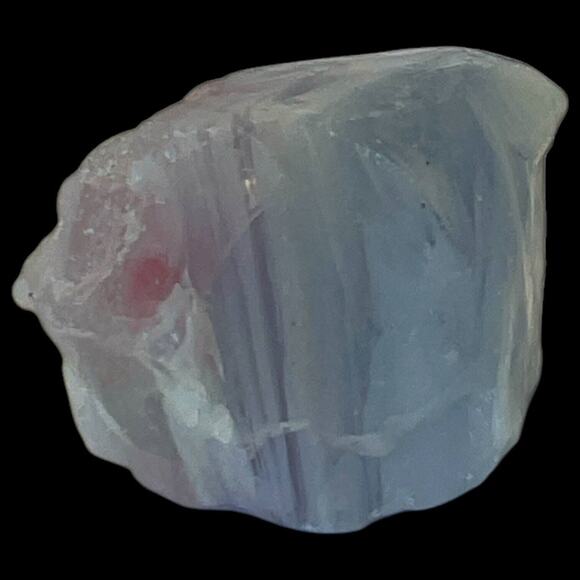Blue Pink Opalescent Layered Art Glass Cullet Glowing Manganese Slag #5GL16 - Picture 4 of 8